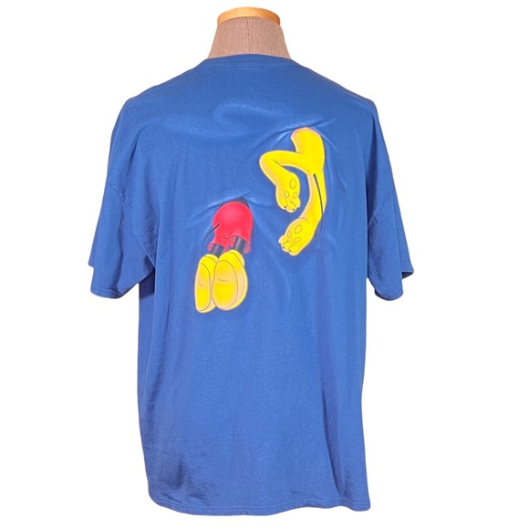 Walt Disney World Mens Mickey Mouse & Pluto 2XL T-Shirt Graphics on Both Sides - Picture 4 of 9